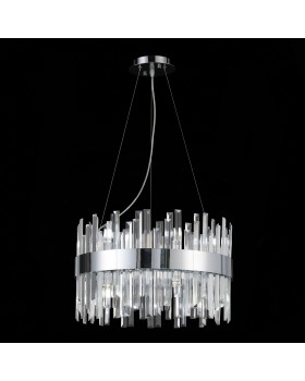 SL1160.103.12 Люстра подвесная ST-Luce Хром/Хром, Прозрачный G9 12*5W BAFO-foto11