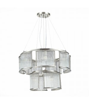 SL1627.103.11 Люстра подвесная ST-Luce Хром/Прозрачный E14 11*40W Velletri-foto2