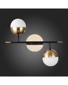 SL1507.421.02 Бра ST-Luce Черный/Белый, Золотистый G9 2*5W 4000K ALBERO-foto6