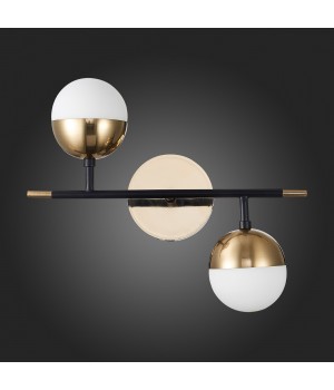 SL1507.421.02 Бра ST-Luce Черный/Белый, Золотистый G9 2*5W 4000K ALBERO-foto6