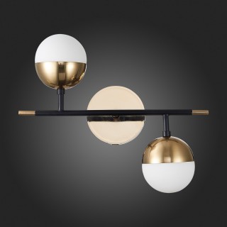 SL1507.421.02 Бра ST-Luce Черный/Белый, Золотистый G9 2*5W 4000K ALBERO-foto6