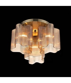 SL117.302.03 Люстра потолочная ST-Luce Бронзовый/Янтарный E27 3*60W ONDE-foto8