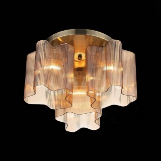 SL117.302.03 Люстра потолочная ST-Luce Бронзовый/Янтарный E27 3*60W ONDE-foto8