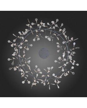 SL379.103.216 Люстра подвесная ST-Luce Серебристый/Белый LED 216*0,5W 3500K RAFINA-foto12