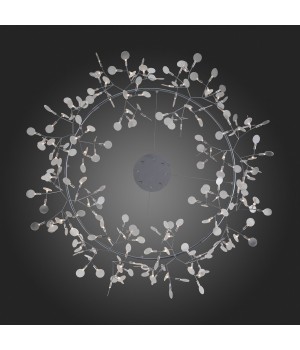 SL379.103.216 Люстра подвесная ST-Luce Серебристый/Белый LED 216*0,5W 3500K RAFINA-foto12