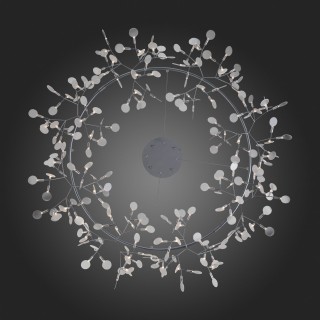 SL379.103.216 Люстра подвесная ST-Luce Серебристый/Белый LED 216*0,5W 3500K RAFINA-foto12