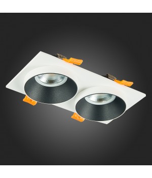 ST206.528.02 Св-к встр. Белый GU10 2*50W IP20 L175xW92xH38 220V Без ламп CHOMIA-foto8