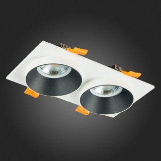 ST206.528.02 Св-к встр. Белый GU10 2*50W  IP20 L175xW92xH38 220V Без ламп CHOMIA-foto8