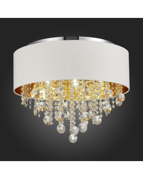 SL1350.502.06 Светильник потолочный ST-Luce Хром/Белый, Золотистый, Прозрачный E14 6*40W LACCHIA-foto5