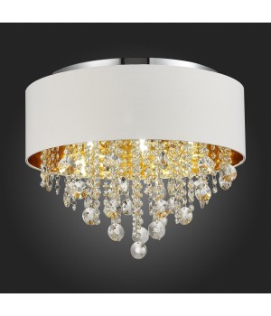 SL1350.502.06 Светильник потолочный ST-Luce Хром/Белый, Золотистый, Прозрачный E14 6*40W LACCHIA-foto5