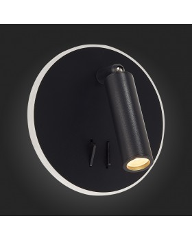 SL1586.413.01 Светильник настенный Черный LED 1*8W 3000K 624Lm Ra>80 24° IP20 L-xW140xH140 170-240V BONDI-foto9