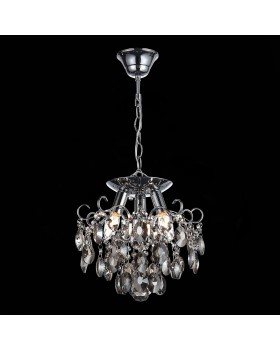 SL846.102.03 Люстра подвесная ST-Luce Темный хром/Тонированный черный E14 3*40W ORECCHINI-foto13