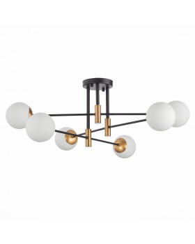 SL1203.402.06 Люстра потолочная ST-Luce Бронза,Черный/Белый E27 6*40W LIMANO-foto2
