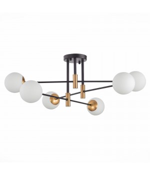 SL1203.402.06 Люстра потолочная ST-Luce Бронза,Черный/Белый E27 6*40W LIMANO-foto2