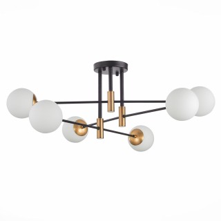 SL1203.402.06 Люстра потолочная ST-Luce Бронза,Черный/Белый E27 6*40W LIMANO-foto2