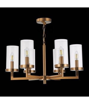 SL1171.303.06 Люстра подвесная ST-Luce Латунь/Прозрачный E14 6*40W MASINE-foto4