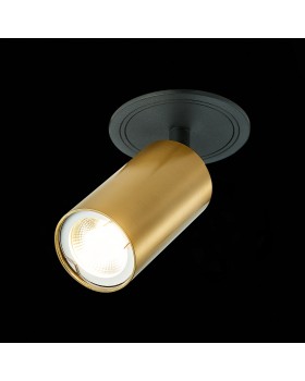 ST303.208.01 Св-к встр. Золотистый GU10 1*50W IP20 D90xH175 220V Без ламп ST303-foto6