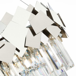 SL1232.103.06 Светильник подвесной ST-Luce Хром/Прозрачный, Хром E14 6*60W CASERTA-foto4