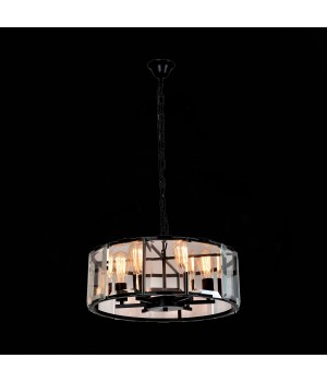 SL276.403.07 Люстра подвесная ST-Luce Черный/Прозрачный E27 7*60W PELTRO-foto2