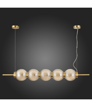 SL1155.303.05 Светильник подвесной ST-Luce Латунь/Коньячный E14 5*40W MARENA-foto8