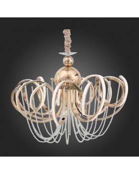 SL959.203.08 Люстра подвесная ST-Luce Золотистый/Белый LED 8*8W 4000K TRAVASO-foto6