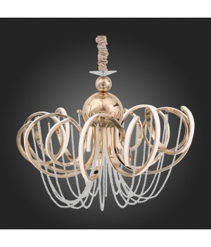 SL959.203.08 Люстра подвесная ST-Luce Золотистый/Белый LED 8*8W 4000K TRAVASO-foto6