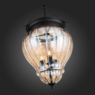 SL317.433.03 Люстра подвесная ST-Luce Черный/Янтарный E14 3*60W SOTTO-foto3