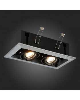 ST250.148.02 Св-к встр. Черный GU10 2*50W L245xW126xH70 220V Без ламп HEMI-foto7