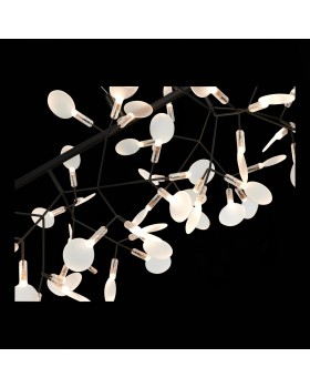 SL379.403.81 Люстра подвесная ST-Luce Черный/Белый LED 81*0,5W 3500K RAFINA-foto9