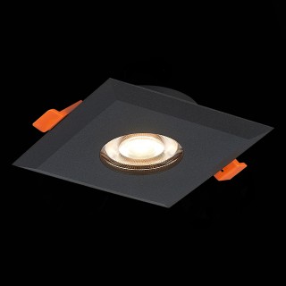 ST204.408.01 Св-к встр. Мат. черный GU10 1*50W  L94xW94xH25 220V Без ламп QUOSIS-foto4