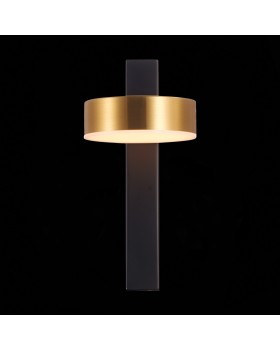 SL6000.301.01 Светильник настенный ST-Luce Черный/Латунь LED 1*7W 3000K PANCES-foto6