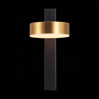 SL6000.301.01 Светильник настенный ST-Luce Черный/Латунь LED 1*7W 3000K PANCES-foto6