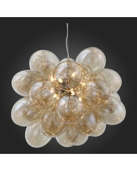 SL432.203.12 Люстра подвесная ST-Luce Хром/Коньячный G9 12*5W SOSPIRO-foto6