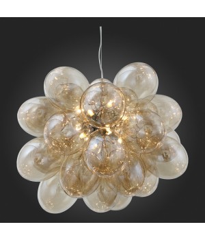 SL432.203.12 Люстра подвесная ST-Luce Хром/Коньячный G9 12*5W SOSPIRO-foto6