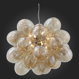 SL432.203.12 Люстра подвесная ST-Luce Хром/Коньячный G9 12*5W SOSPIRO-foto6