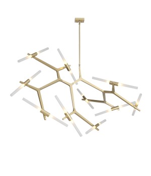 SL947.202.20 Люстра потолочная ST-Luce Золотой/Белый G9 20*3W LACONICITA-foto3