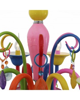 SL672.963.06 Люстра подвесная ST-Luce Разноцветный/Разноцветный E14 6*40W DELIZIA-foto10