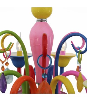 SL672.963.06 Люстра подвесная ST-Luce Разноцветный/Разноцветный E14 6*40W DELIZIA-foto10