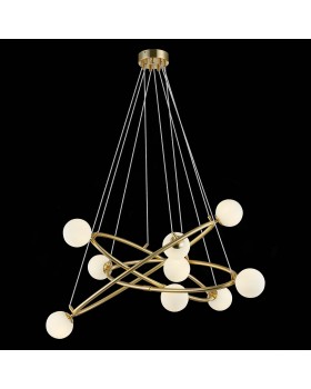 SL1508.203.09 Люстра подвесная ST-Luce Золотистый/Белый G9 9*5W RIALTO-foto4