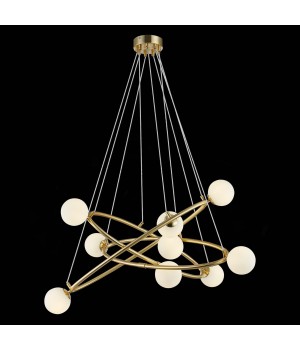 SL1508.203.09 Люстра подвесная ST-Luce Золотистый/Белый G9 9*5W RIALTO-foto4