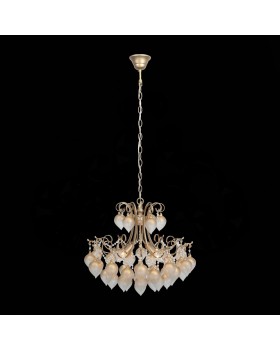 SL659.303.04 Люстра подвесная ST-Luce Золотистый/Золотистый E14 4*40W FRUTTI-foto8