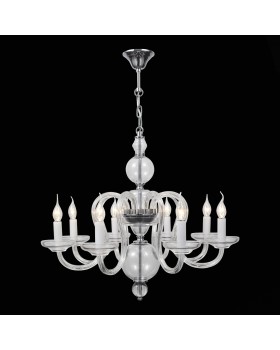 SL757.103.08 Люстра подвесная ST-Luce Хром, Прозрачный/Прозрачный E14 8*40W NINFA-foto4