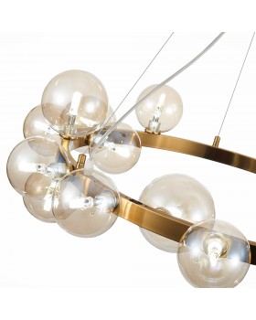 SL1165.303.15 Светильник подвесной ST-Luce Бронза/Коньячный G4 15*5W NECTON-foto10