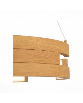 SL963.703.01 Люстра подвесная ST-Luce Светлое дерево/Светлое дерево, Белый LED 1*45W 4000K GENUINE-foto12