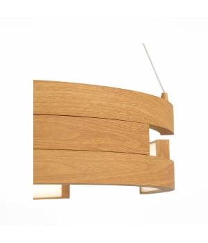 SL963.703.01 Люстра подвесная ST-Luce Светлое дерево/Светлое дерево, Белый LED 1*45W 4000K GENUINE-foto12