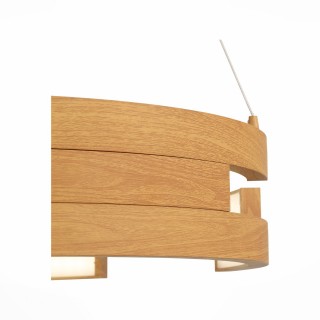 SL963.703.01 Люстра подвесная ST-Luce Светлое дерево/Светлое дерево, Белый LED 1*45W 4000K GENUINE-foto12