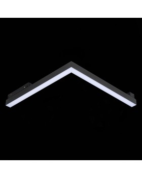 ST800.436.15 Магнитный трековый светильник Черный LED 1*15W 3000K 950Lm Ra>80 120° IP20 L305xW305xH25 48V STANDI-foto2