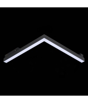 ST800.436.15 Магнитный трековый светильник Черный LED 1*15W 3000K 950Lm Ra>80 120° IP20 L305xW305xH25 48V STANDI-foto2