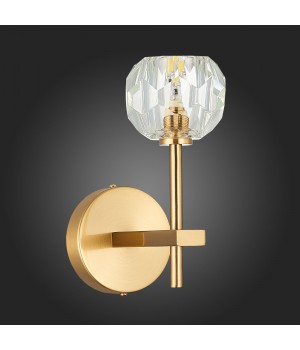 SL1166.301.01 Бра ST-Luce Латунь/Прозрачный G9 LED 1*5W ROMANO-foto6