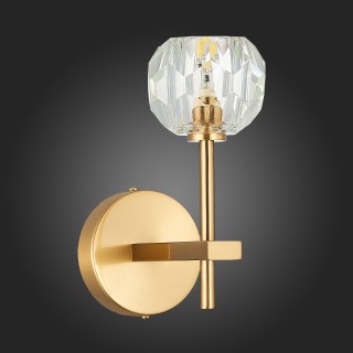 SL1166.301.01 Бра ST-Luce Латунь/Прозрачный G9 LED 1*5W ROMANO-foto6